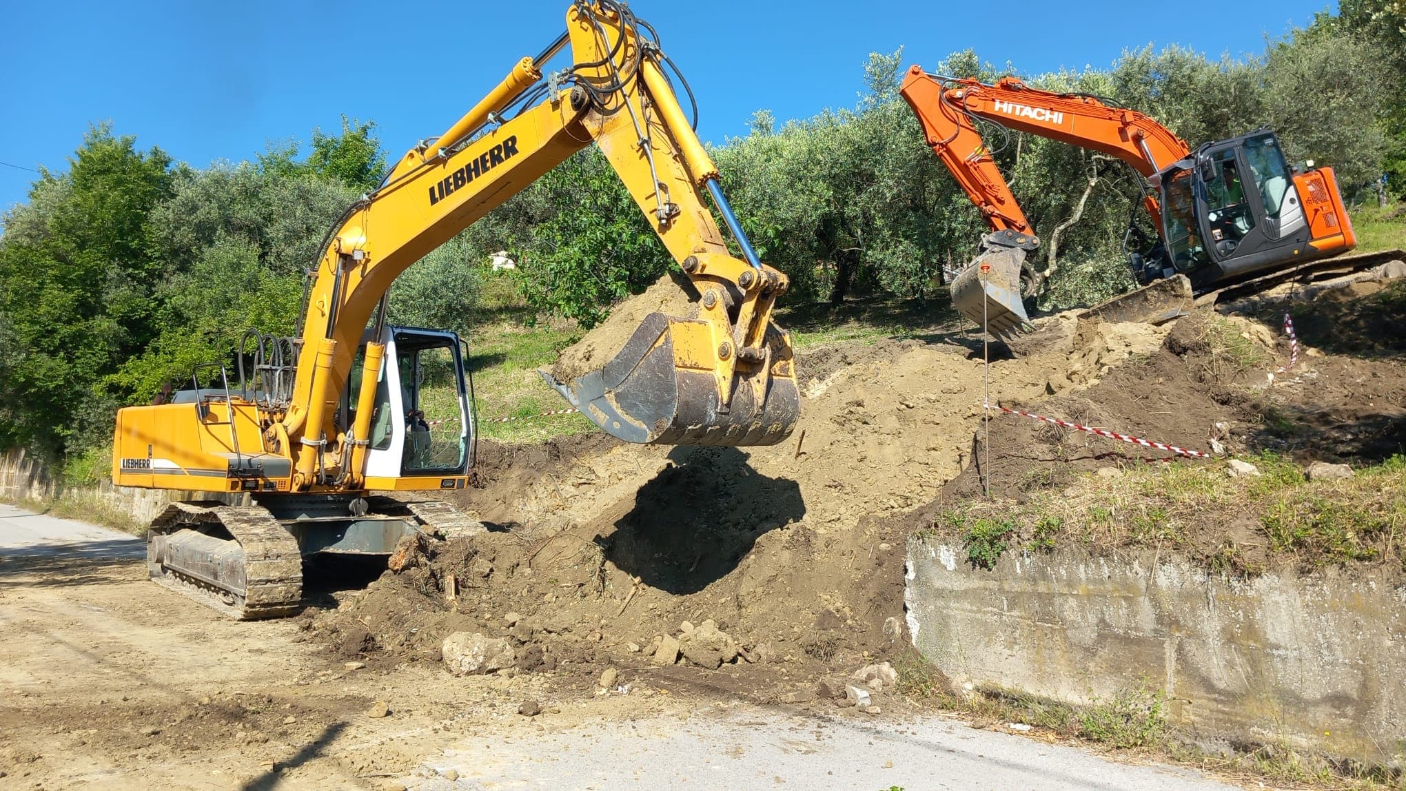 Parco mezzi e lavorazioni